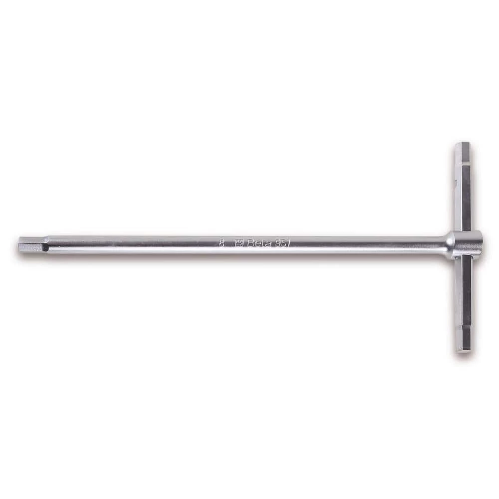 951 mm - 9 mm T-Handle Hex Key Wrench Metric with Adjustable Handle and 3 Tips by Beta 1 951 mm - 9 mm T-Handle Hex Key Wrench Metric with Adjustable Handle and 3 Tips by Beta