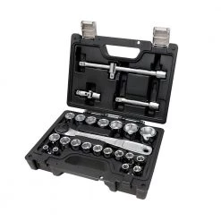1/2 in. Drive Metric Socket Set with Ratchet (25-Piece) by Beta