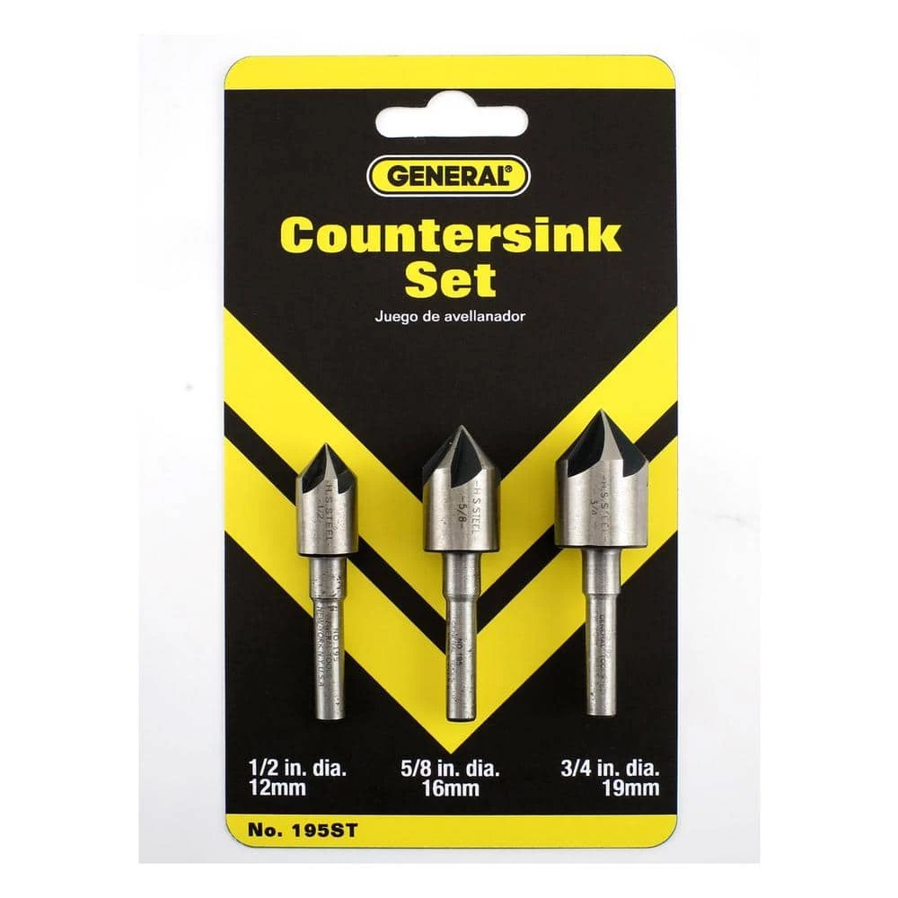 Countersink Set (3-Piece) by General Tools 2 Countersink Set (3-Piece) by General Tools - Image 2