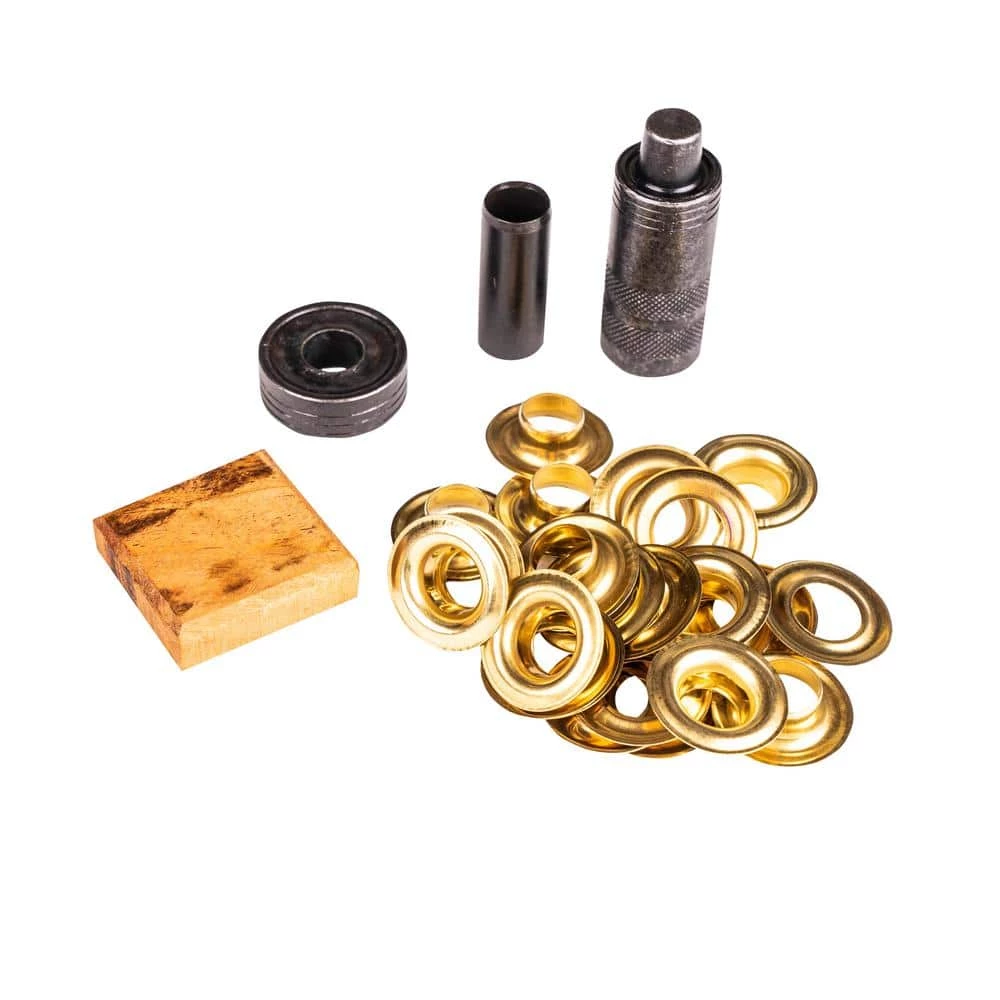1/2 in. Solid-Brass Grommet Kit by General Tools 1 1/2 in. Solid-Brass Grommet Kit by General Tools