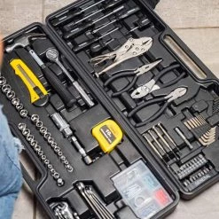 Home and Automotive Repair Tool Set (130-Piece) by General Tools -Deals Mayhew Store general tools home tool kits ws 0103 c3 1000