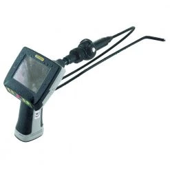 Waterproof Recording Borescope Video Inspection System with 5.5 mm Dia Close-Focus Articulating Camera Probe by General Tools