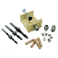 Aluminum EZ Dowel Joining Jig Kit by General Tools