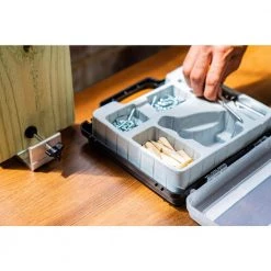 76-Piece Aluminum Pocket Hole Jig Kit with Pocket Screws Dowels and Storage Case by General Tools -Deals Mayhew Store general tools jigs 850 4f 1000