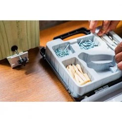 76-Piece Aluminum Pocket Hole Jig Kit with Pocket Screws Dowels and Storage Case by General Tools -Deals Mayhew Store general tools jigs 850 fa 1000