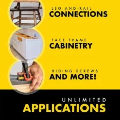 Pocket Hole Jig Kit with Screws and Dowels (89-Piece) with Carry Case by General Tools -Deals Mayhew Store general tools jigs 852 44 1000