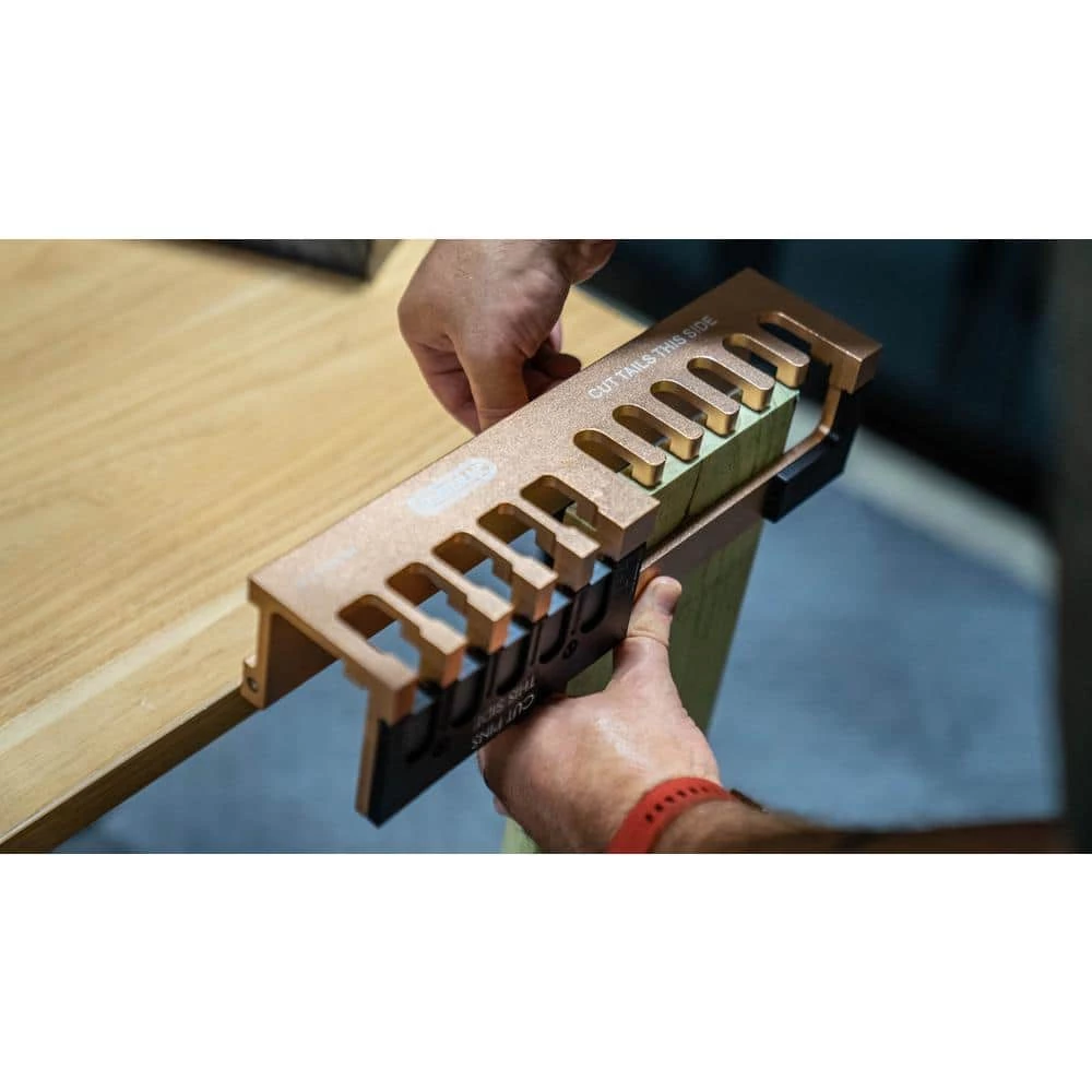 Portable Aluminum Dovetail Jig, 12-inch, Woodworking, Furniture Building & Cabinet Making With Router Bit by General Tools 3 Portable Aluminum Dovetail Jig, 12-inch, Woodworking, Furniture Building & Cabinet Making With Router Bit by General Tools - Image 3