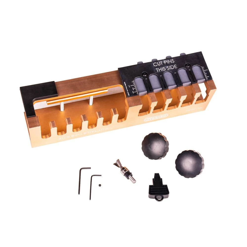 Portable Aluminum Dovetail Jig, 12-inch, Woodworking, Furniture Building & Cabinet Making With Router Bit by General Tools 1 Portable Aluminum Dovetail Jig, 12-inch, Woodworking, Furniture Building & Cabinet Making With Router Bit by General Tools