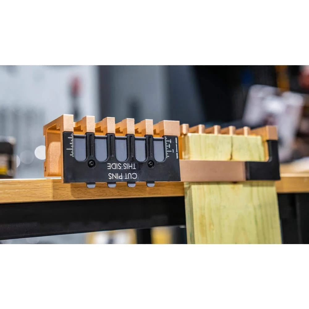 Portable Aluminum Dovetail Jig, 12-inch, Woodworking, Furniture Building & Cabinet Making With Router Bit by General Tools 4 Portable Aluminum Dovetail Jig, 12-inch, Woodworking, Furniture Building & Cabinet Making With Router Bit by General Tools - Image 4