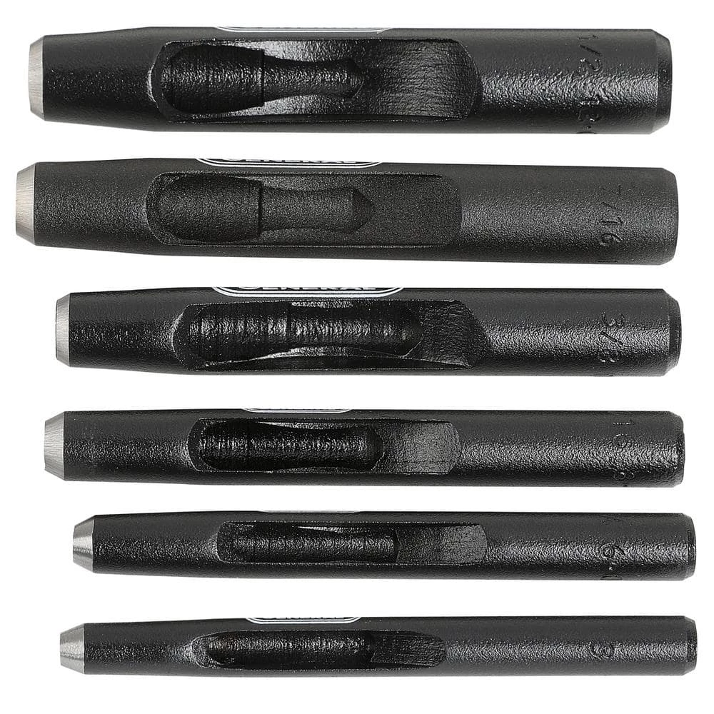 Hollow Steel Punch Set (6-Piece) by General Tools 3 Hollow Steel Punch Set (6-Piece) by General Tools - Image 3