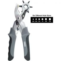 Heavy Duty Self-Opening Revolving Hole Punch Pliers for Leather Punching Belts Pet Collars Handbags and More by General Tools -Deals Mayhew Store general tools punches nail setters 73 1d 1000