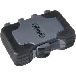 1/16 in. - 1/4 in. Carbon Alloy Twist Drill Bit Set (13-Pieces) with Automatic Center Punch with Storage Case by General Tools -Deals Mayhew Store general tools twist drill bits 79013 4f 1000