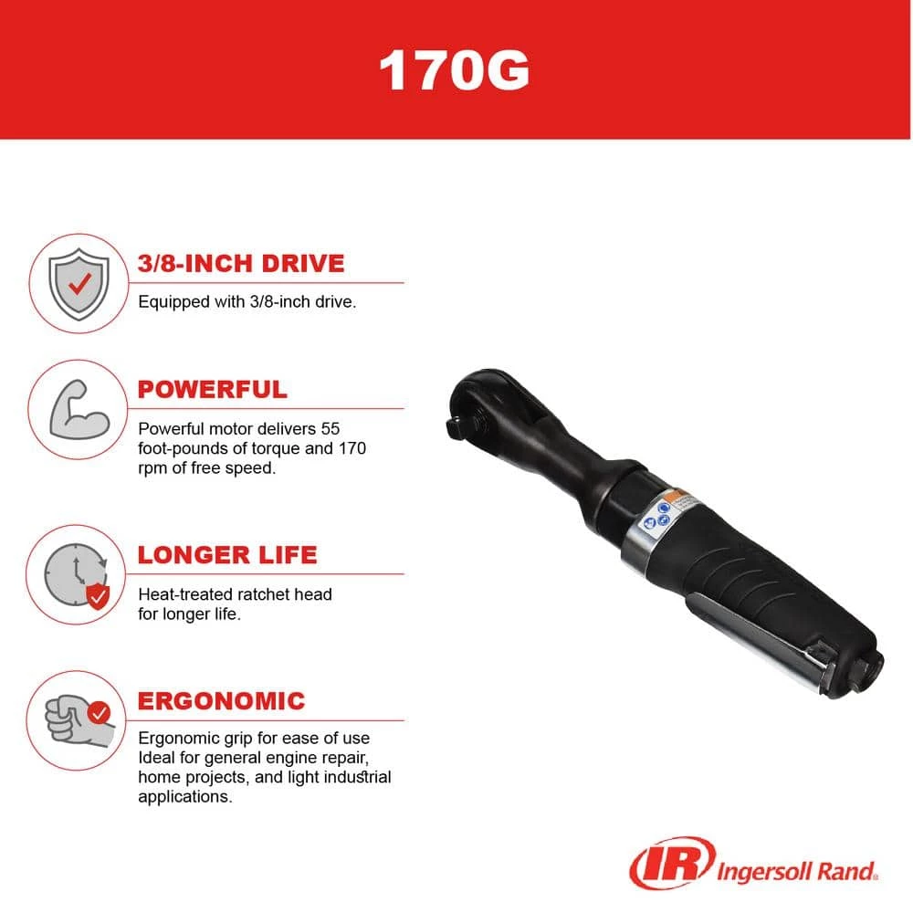 3/8 in. Air Ratchet by Ingersoll Rand 2 3/8 in. Air Ratchet by Ingersoll Rand - Image 2