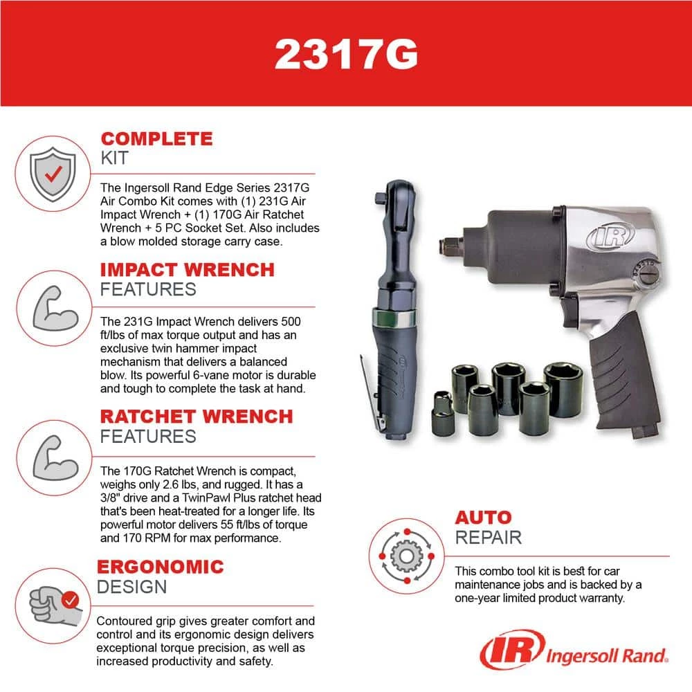 Impact and Ratchet Kit by Ingersoll Rand 3 Impact and Ratchet Kit by Ingersoll Rand - Image 3