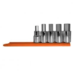 Metric Hex Socket Bit Set (5-Piece) by Mayhew