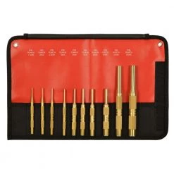 Brass Metric Pin Punch Set (10-Piece) by Mayhew