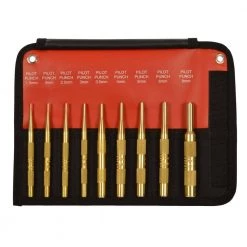 Brass Metric Pilot Punch Set (9-Piece) by Mayhew