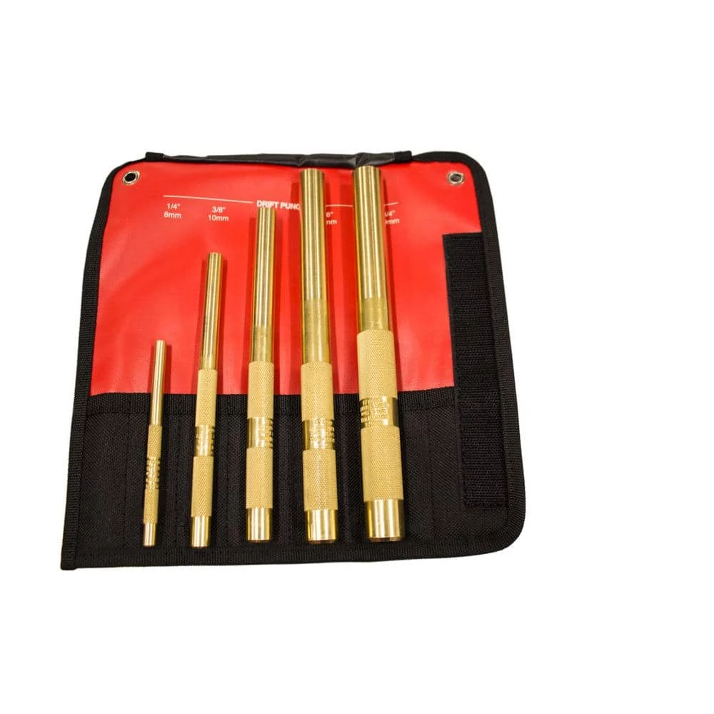 Brass Drift Punch Set (5-Piece) by Mayhew 1 Brass Drift Punch Set (5-Piece) by Mayhew