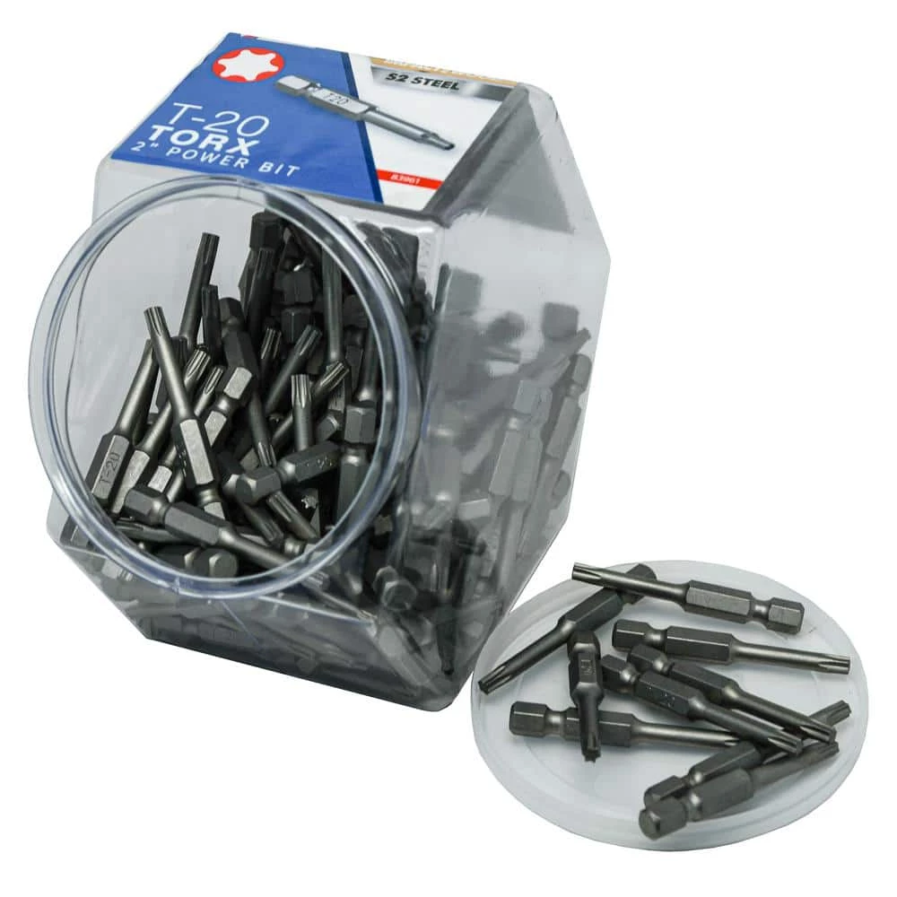2 in. L T20 Torx Power Bit (150-Pack) by Mayhew 1 2 in. L T20 Torx Power Bit (150-Pack) by Mayhew