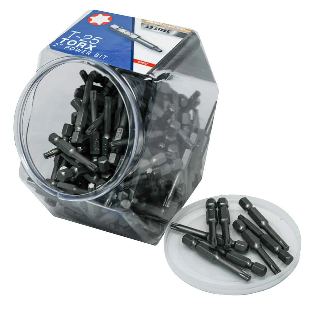 2 in. L T25 Torx Power Bit (150-Pack) by Mayhew 1 2 in. L T25 Torx Power Bit (150-Pack) by Mayhew