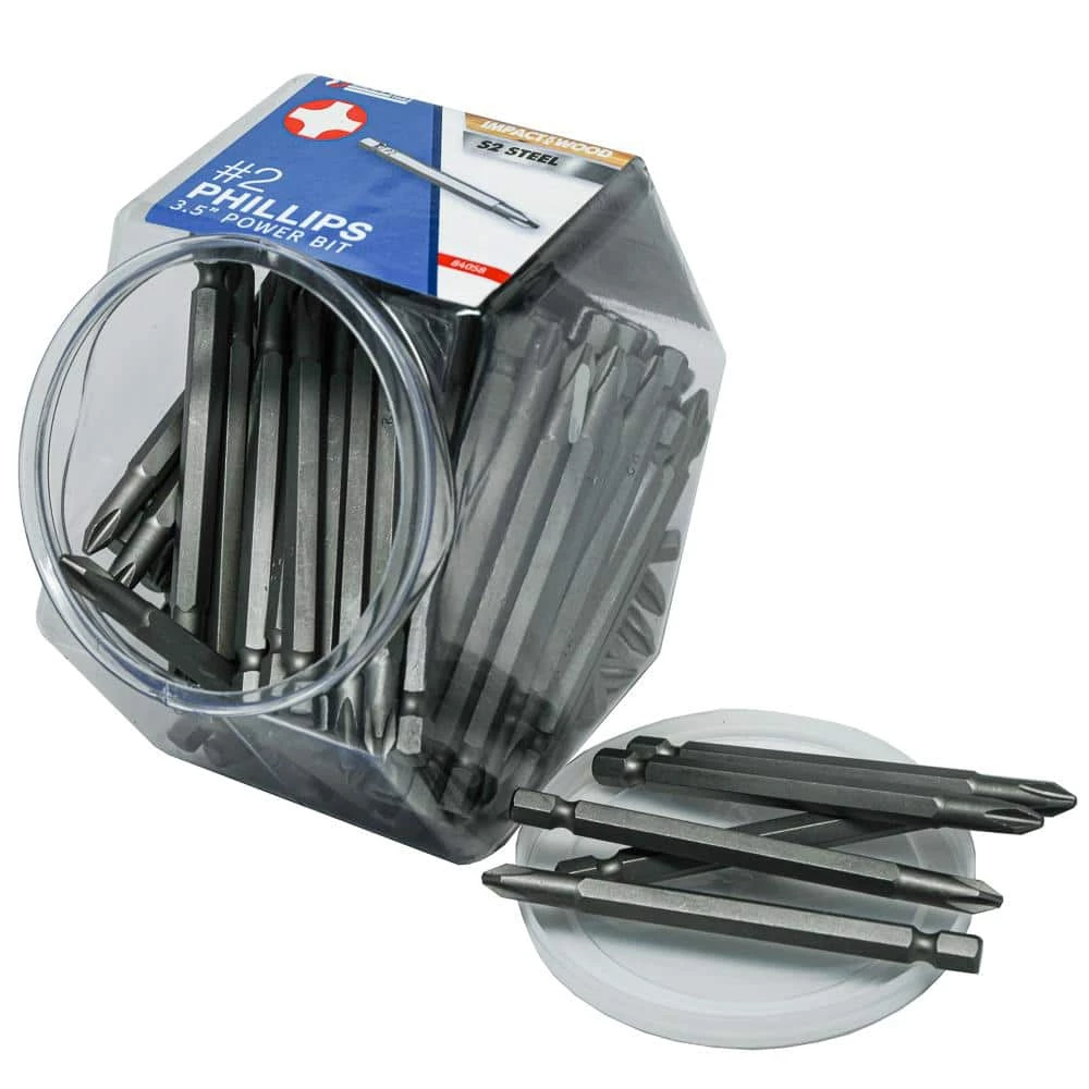 #2 x 3-1/2 in. Phillips (100-Pack) by Mayhew 1 #2 x 3-1/2 in. Phillips (100-Pack) by Mayhew