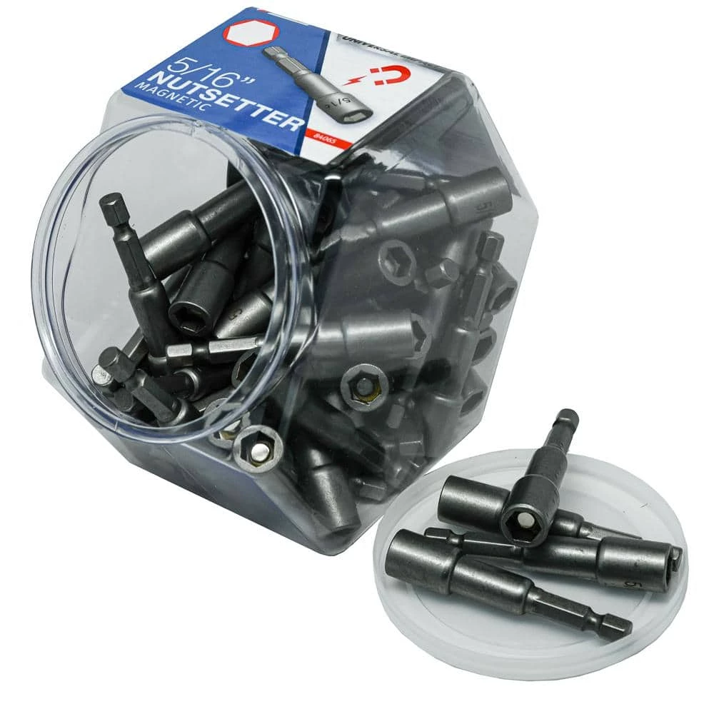 5/16 in. x 2-9/16 in. L Magnetic Nutsetter (50-Pack) by Mayhew 1 5/16 in. x 2-9/16 in. L Magnetic Nutsetter (50-Pack) by Mayhew