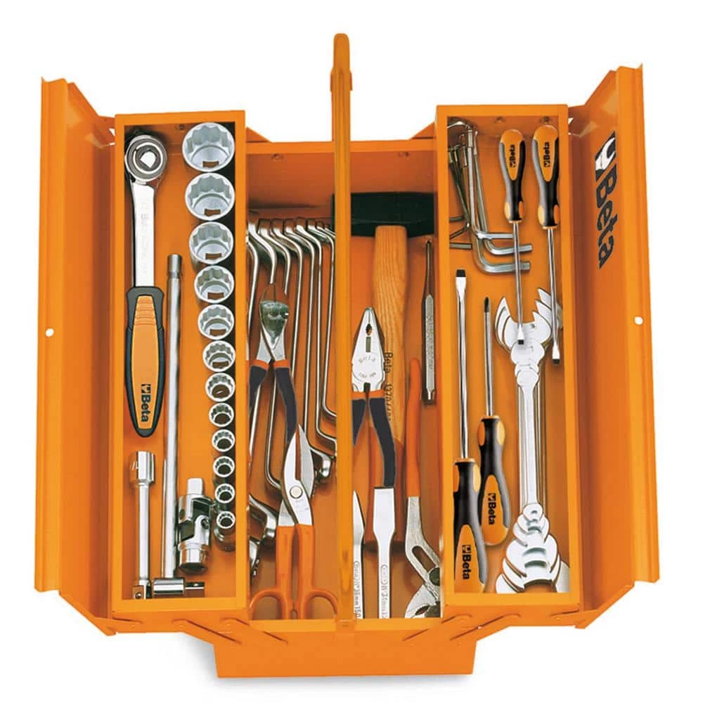 8 in. x 22 in. Cantilever Sheet Metal Tool Box in Orange by Beta 2 8 in. x 22 in. Cantilever Sheet Metal Tool Box in Orange by Beta - Image 2